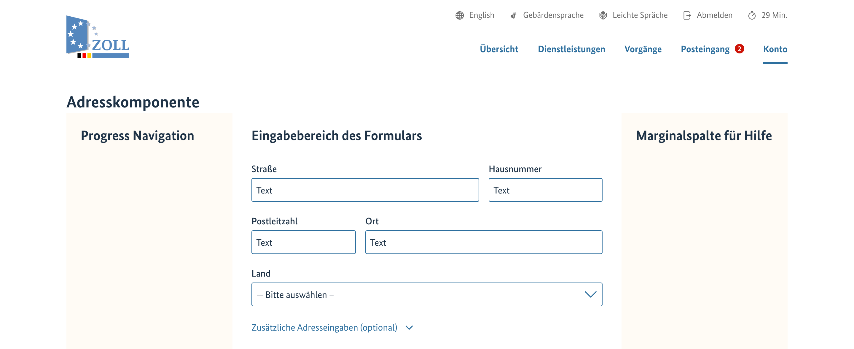 Nächstgrößere Geräteklasse, dreispaltiges Layout mit zusätzlicher Marginalspalte rechts.