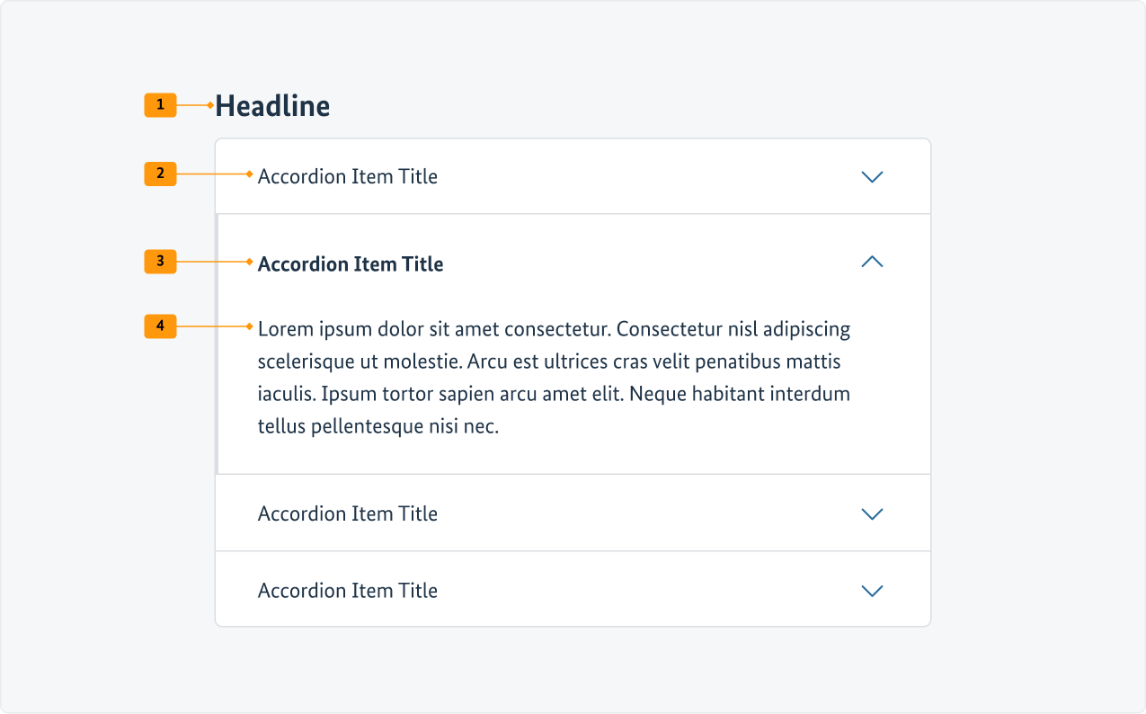 Visualisierung der CSS-Regeln zu Ziffer 1 bis 4 aus der folgenden Tabelle.