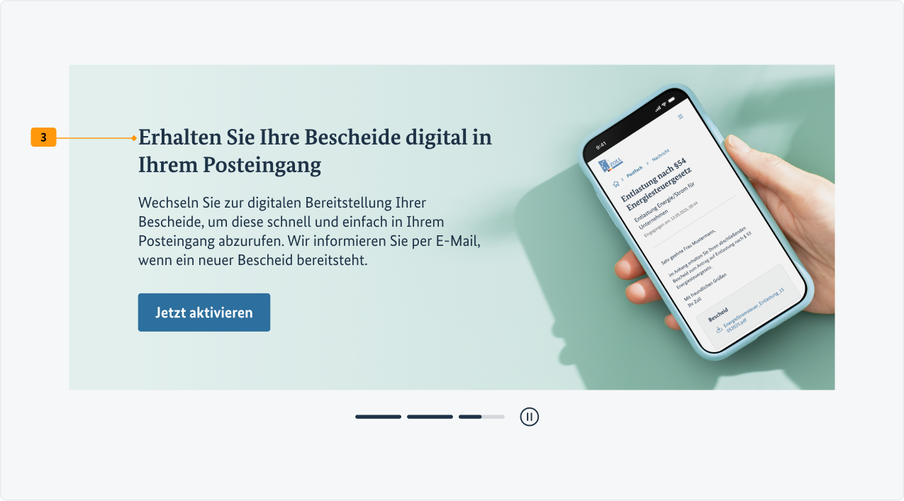 Visualisierung der CSS-Regeln zu Ziffer 3 aus der folgenden Tabelle.