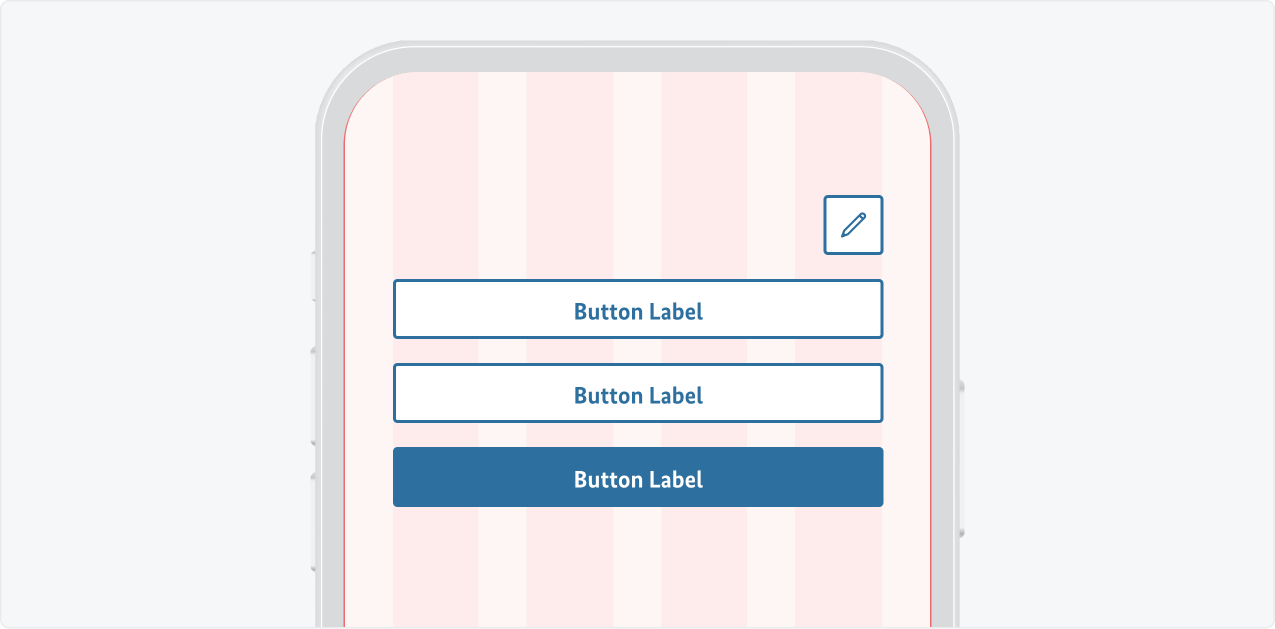 Buttons ordnen sich auf mobile Breakpoints untereinander an.