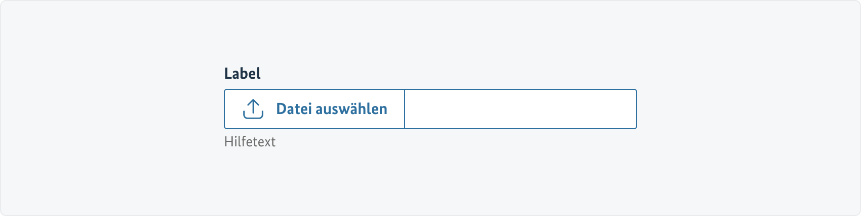 Variante mit Upload-Icon