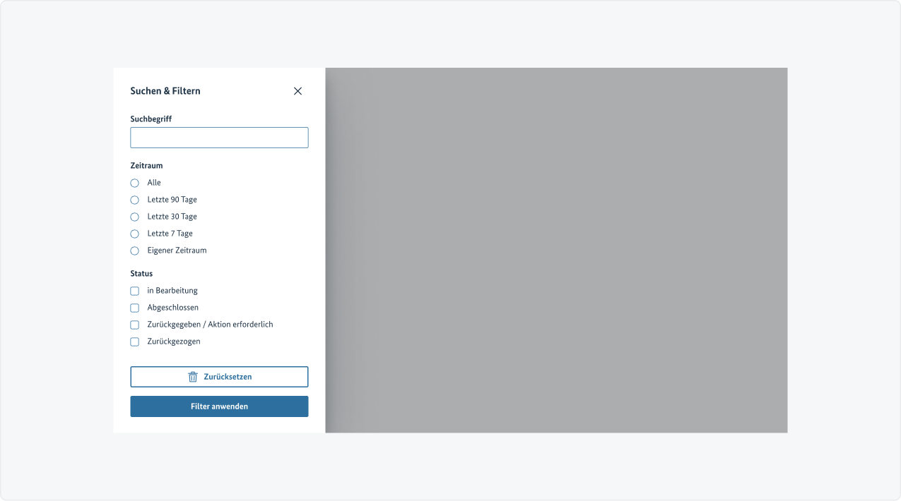 Beispielhafte Darstellung der Komponente in Desktop-Größe.