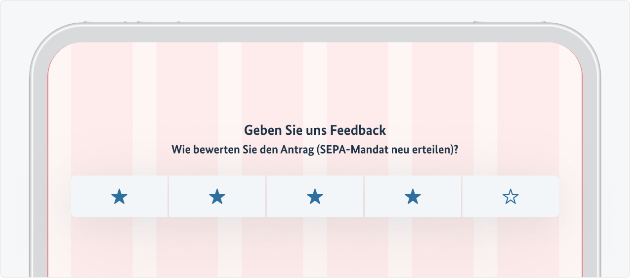 Alternative Darstellung auf einer größeren Geräteklasse.